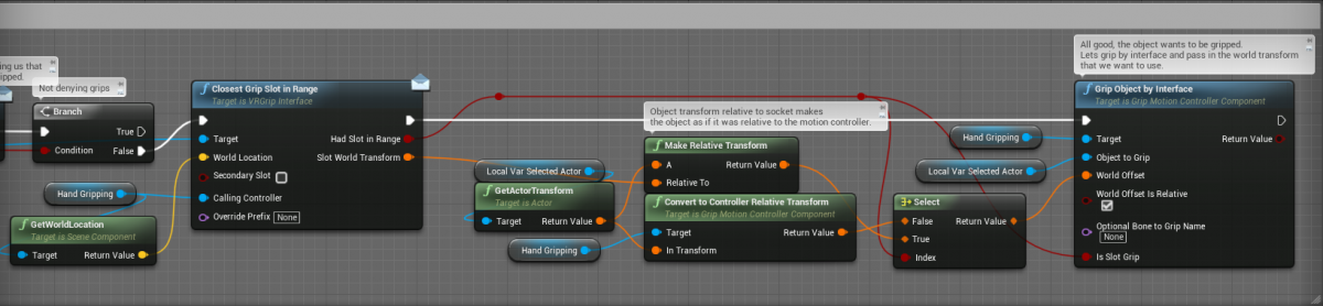 Basic Gripping – VR Expansion Plugin